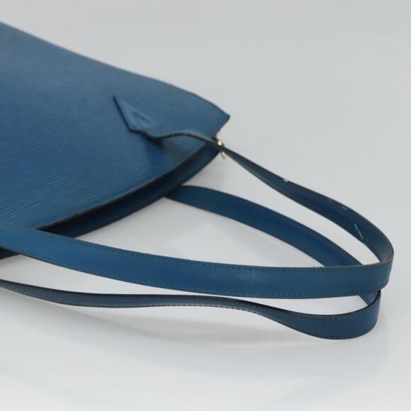 LOUIS VUITTON Epi Saint Jacques Shopping Shoulder Bag Blue M52275 - Picture 7 of 12